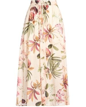 ViCOLO Ivory Maxi Skirt Cotton - White