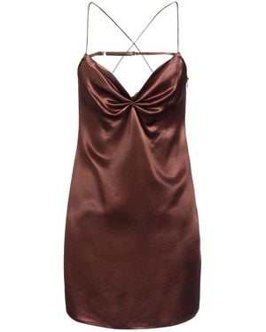 Isabelle Blanche Mini Dress - Purple