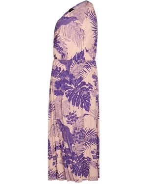 Pinko Maxi Dress Viscose - Purple