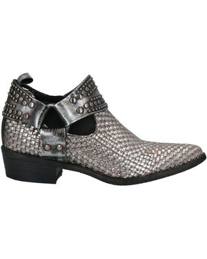 Mimmu Ankle Boots Leather - Gray