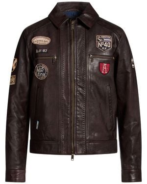 La Martina Dark Jacket Calfskin - Black