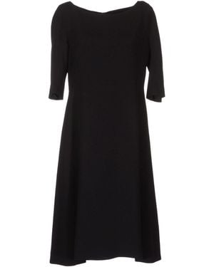 L'Autre Chose Midi Dress Acetate, Polyethylene - Black
