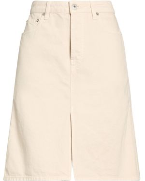 Burberry Denim Skirt Cotton - Natural