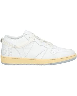 Rhude Trainers Leather - White