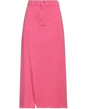 SOLOTRE Denim Skirt Cotton - Pink