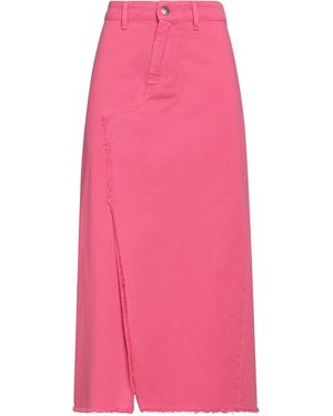 SOLOTRE Denim Skirt Cotton - Pink
