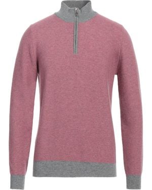 Fedeli Coral Turtleneck Cashmere - Pink
