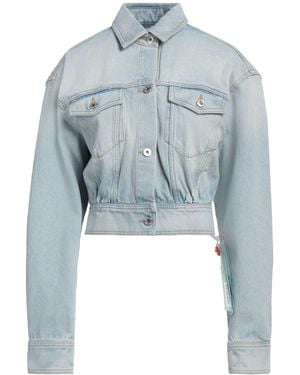 Off-White c/o Virgil Abloh Off Off Baggy Fit Jacket - Blue