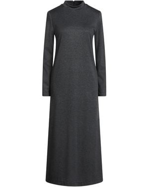 Sandro Ferrone Midi Dress Viscose, Polyester, Elastane - Black