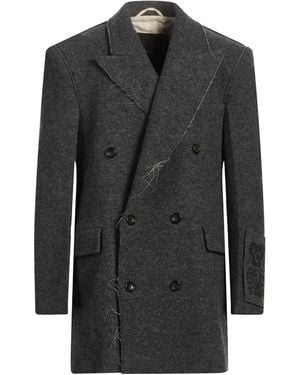 FEDERICO CINA Coat Wool - Black