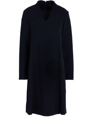 Antonelli Midnight Mini Dress Virgin Wool - Blue