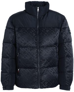 Tommy Hilfiger New York Monogram Puffer Jacket - Blue