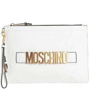Moschino Handbag Leather - White