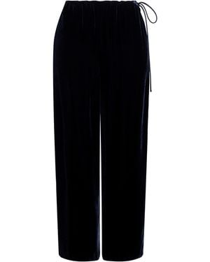 Giorgio Armani Midnight Pants Viscose, Mulberry Silk - Black