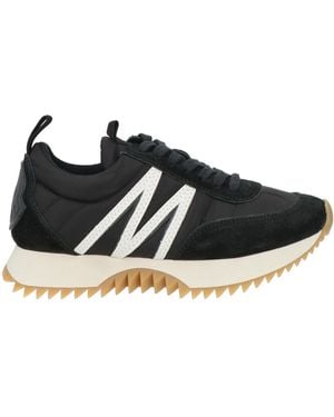 Moncler Sneakers Synthetic Fibers, Leather - Black