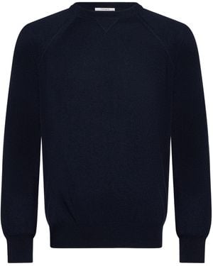 FILIPPO DE LAURENTIIS Midnight Jumper Wool - Blue