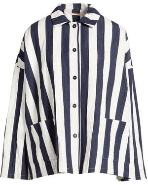 Apuntob Jacket Cotton, Linen - Blue