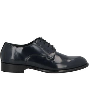 Pawelk's Midnight Lace-Up Shoes Leather - Black