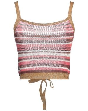 Dixie Top Viscose, Metallic Fiber, Polyamide - Pink