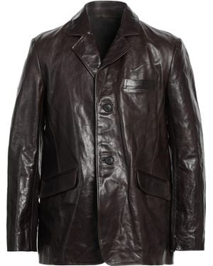 Louis-Gabriel Nouchi Dark Blazer Cow Leather - Black