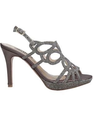 Melluso Sandals Rubber - Metallic
