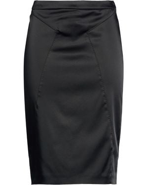 Frankie Morello Midi Skirt Acetate, Polyamide, Rubber - Black