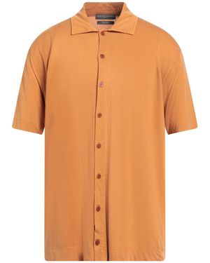 Daniele Fiesoli Apricot Shirt Cupro, Cotton - Orange