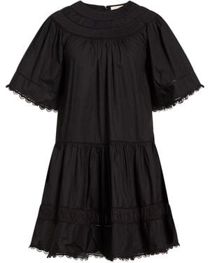 Ulla Johnson Mini Dress Cotton - Black
