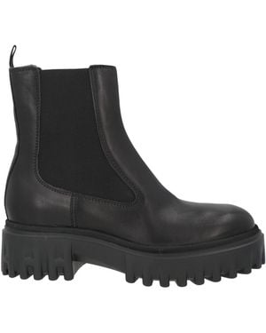 Hogan Ankle Boots Leather - Black