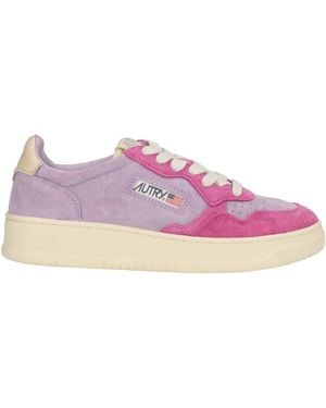 Autry Lilac Sneakers Leather - Pink