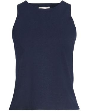 CROCHÈ Midnight Top Cotton, Polyamide, Elastane - Blue