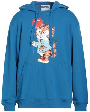 Moschino Couture Azure Sweatshirt Organic Cotton - Blue