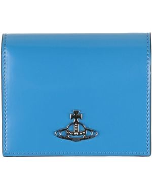 Vivienne Westwood Wallet Leather - Blue