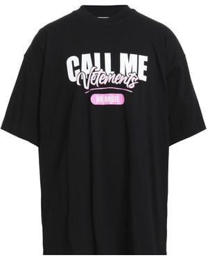 Vetements T-shirt - Black