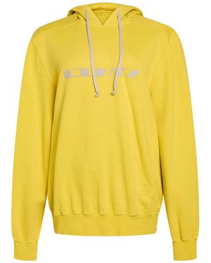 Rick Owens Sweatshirt Cotton - Yellow