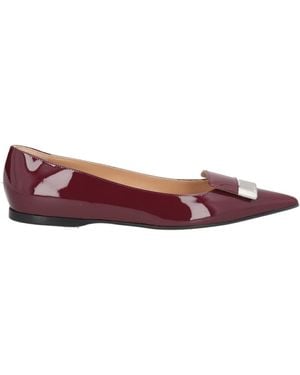 Sergio Rossi Ballet Flats - Red