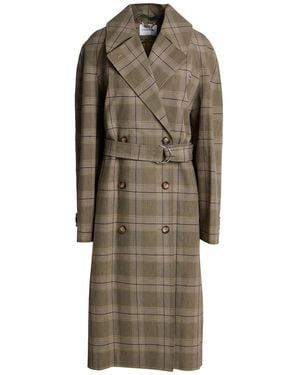 Lacoste Overcoat & Trench Coat Cotton - Brown
