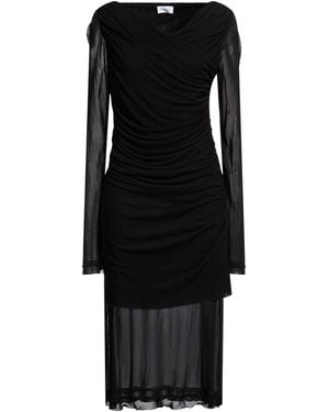 Ferragamo Midi Dress Viscose - Black