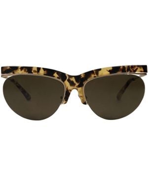 Linda Farrow Sonnenbrille - Natur