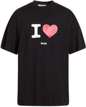 MSGM T-Shirts - Black