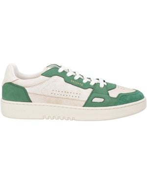 Axel Arigato Dark Trainers Leather, Textile Fibres - Green