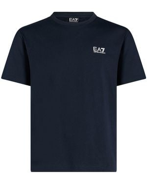 EA7 Midnight T-Shirt Cotton - Blue