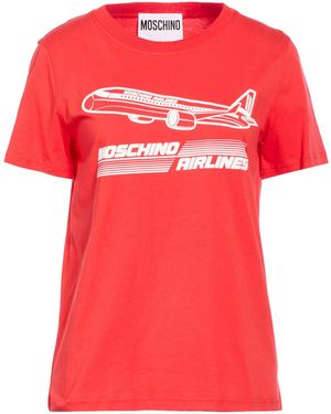 Moschino T-Shirt Cotton - Red