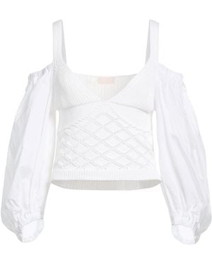 Liu Jo Top Cotton, Elastane - White
