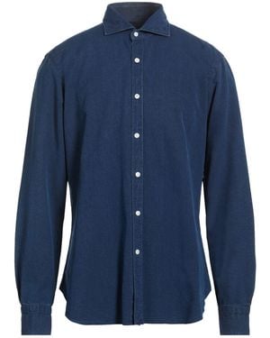 Barba Napoli Shirt Cotton - Blue