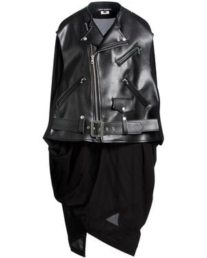 Junya Watanabe Mini Dress Polyester, Polyurethane Resin - Black