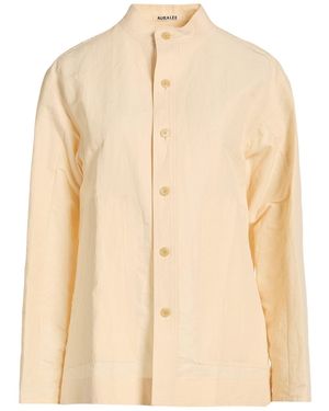 AURALEE Shirt Linen, Cotton - Natural