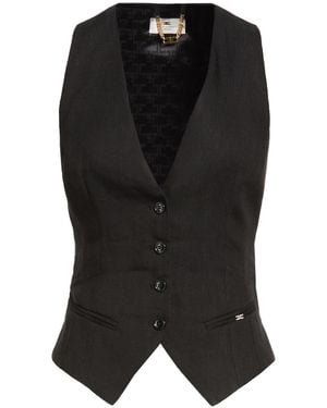 Elisabetta Franchi Tailored Vests - Black