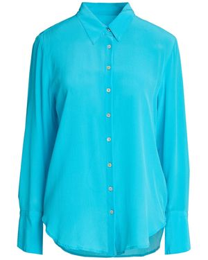 120% Lino Shirt Silk - Blue