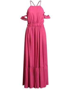 Rebel Queen Maxi Dress Polyester - Pink